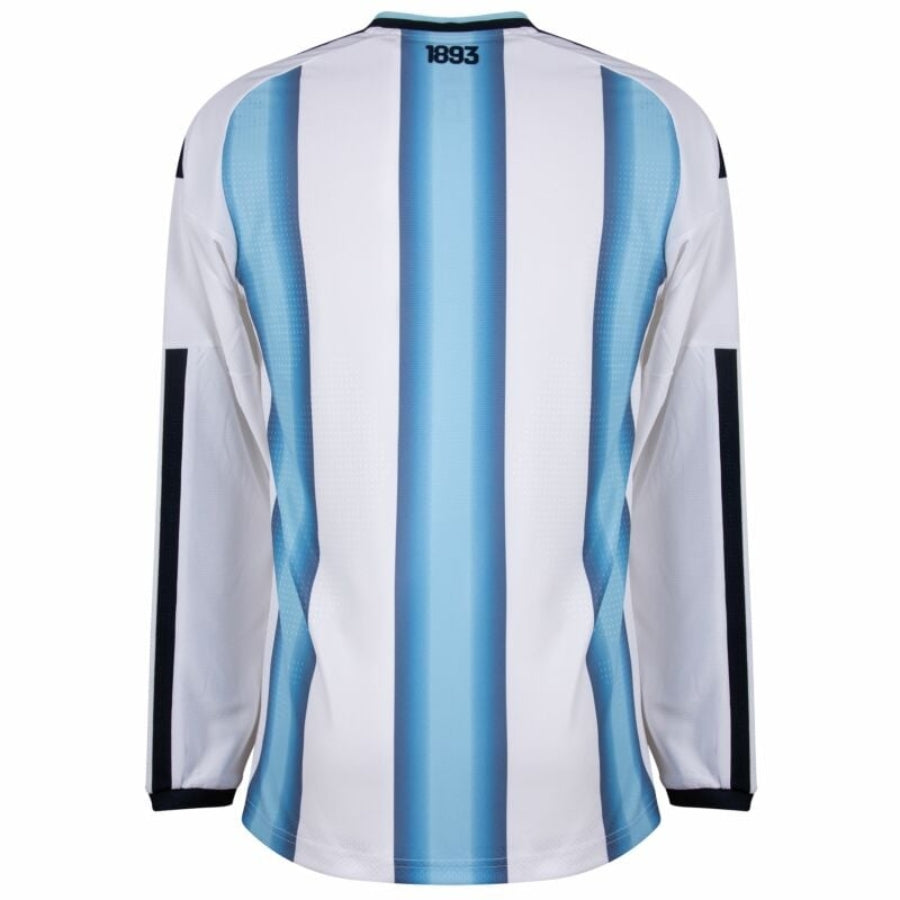 Argentina Home Fan Jersey Long Sleeve Shirt 2026 World Cup