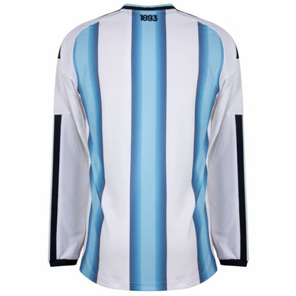 Argentina Home Fan Jersey Long Sleeve Shirt 2026 World Cup